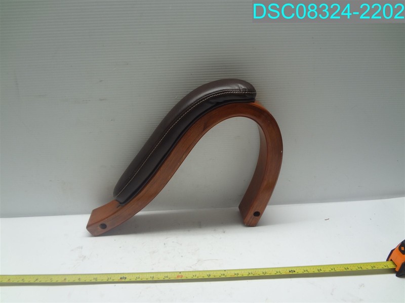 Wood Chair Arm Replacement w/ Cushion 17-7/8" X 11" X 1-1/2" 9/16" BOLT gallery