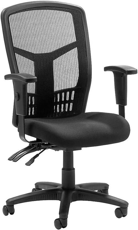 Lorell Ergomesh 86000 High Back Ergonomic Office Chair Black Mesh Executive New