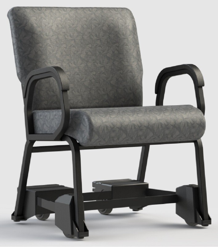 NEW Comfortek Titan Plus+ Armed 24″ Wide Bariatric Chair with Casters