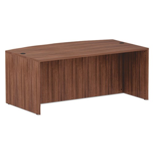 Alera Valencia Series Bow Front Desk Shell, 71" X 41.38" X 29.63", Modern gallery