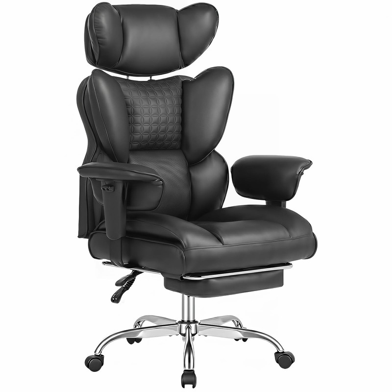Big and Tall Home Office Desk Chair, Gaming Computer Chair, Executive Ergonom…