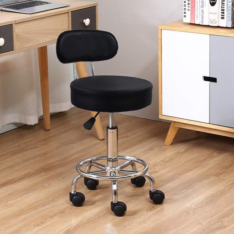 Adjustable Seat Work Shop Stool Chair Swivel Bench Bar Rolling Garage Mechanics gallery
