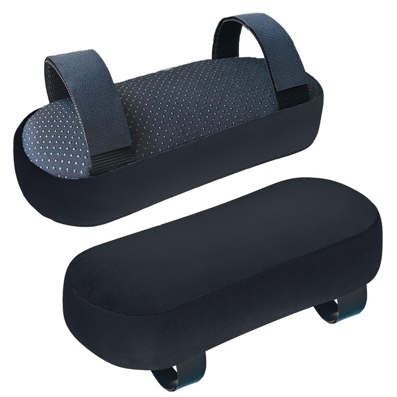 2-Pack Non-Slip Armrest Pads for Office & Gaming Chairs - Ergonomic Forearm S...