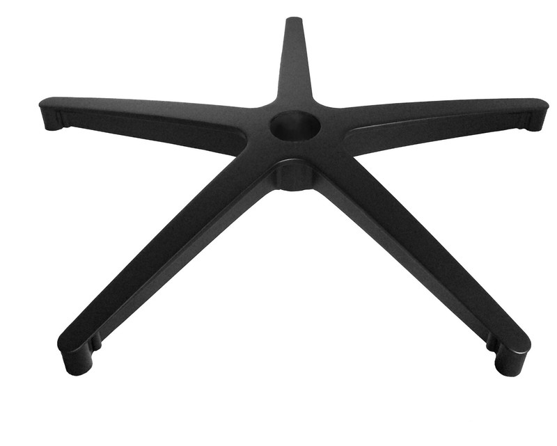 Black Aluminum T-Edge Chair or Stool Base | 24″ Diameter | S4266