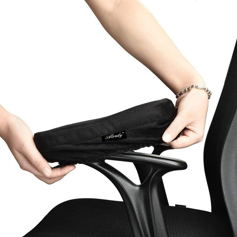 Ergonomic Memory Foam Office Chair Armrest Pads, Comfy Gaming Chair Arm Rest Cov gallery