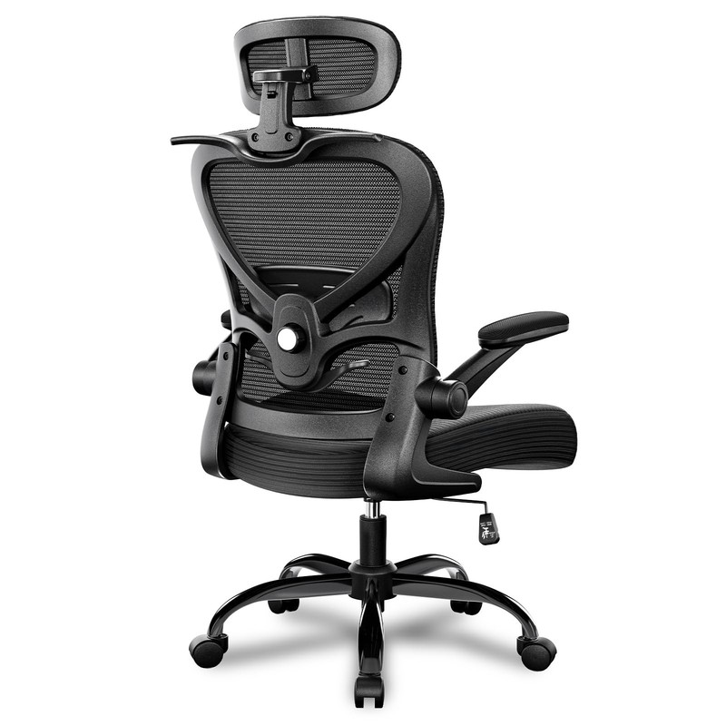 Ergonomic Mesh Office Chair with Headrest, Adjustable Lumbar Support, 350LBS Cap gallery