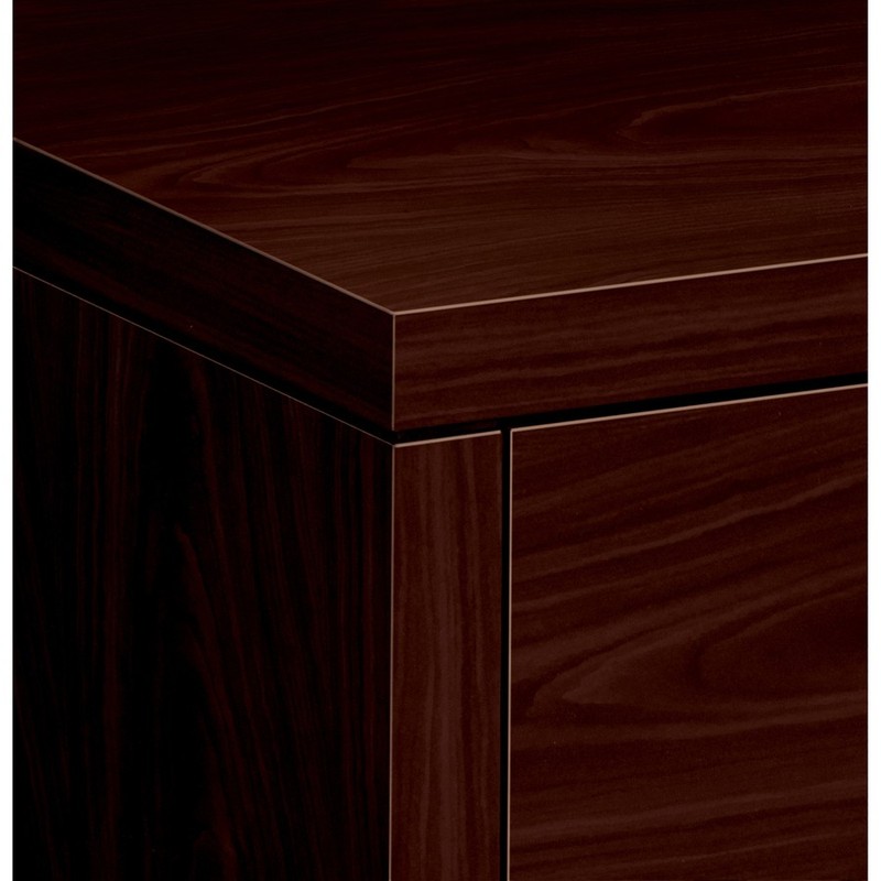 The Hon 105900NN Kneespace Credenza 72" Mahogany 2 Pedestal gallery