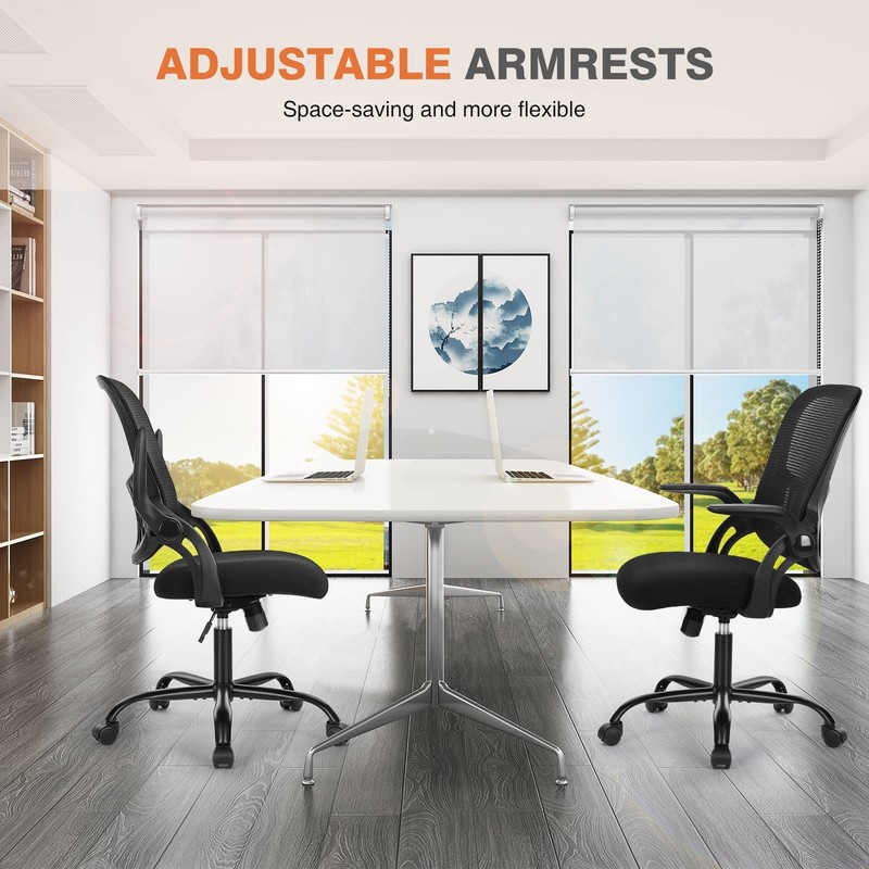 Office Computer Desk Chair, Ergonomic Mid-Back Mesh Rolling Work Swivel Task ... gallery