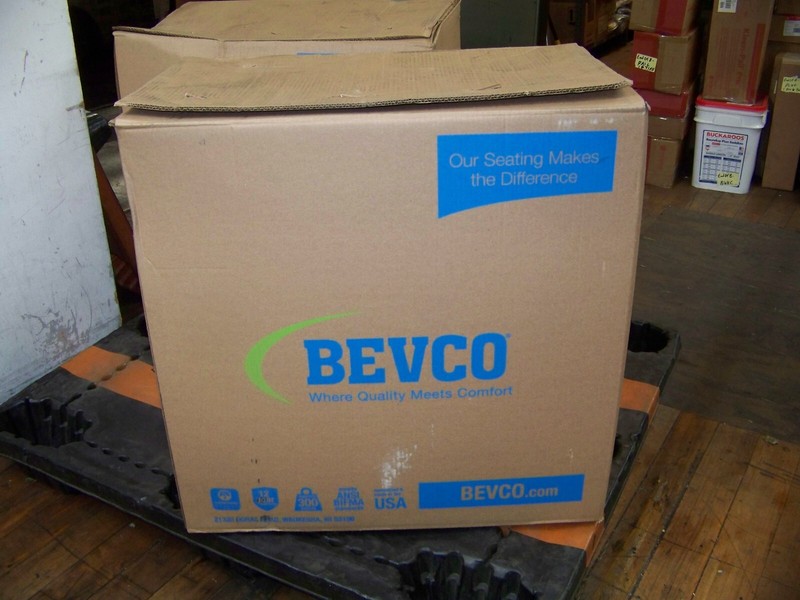 Bevco Drafting Chair Plastic Material Black Armless Model 7500 1RL22 New