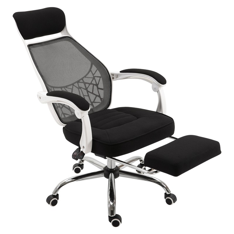 360° High Back Computer Adjusting Height Recliner Chair w/ Footrest gallery
