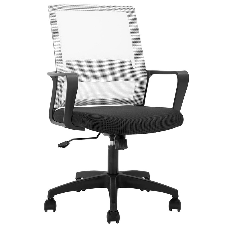 Office Chair Ergonomic Desk Task Chair Mesh Computer Chair Mid-Back Mesh Home…
