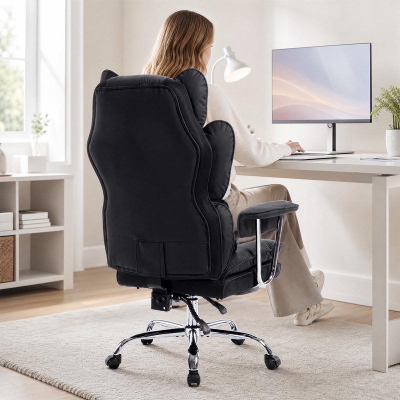 Big and Tall Office/Home High Back Ergonomic Desk Chair w/Pocket Spring Cushion gallery