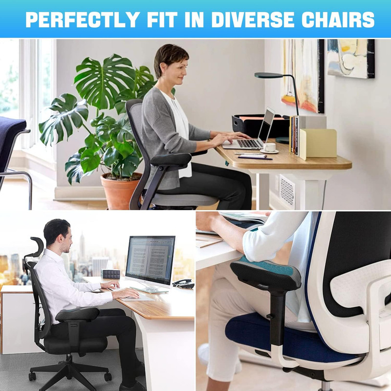Office Chair Arm Pads Covers-Ergonomic Armrest for Desk and Office... gallery