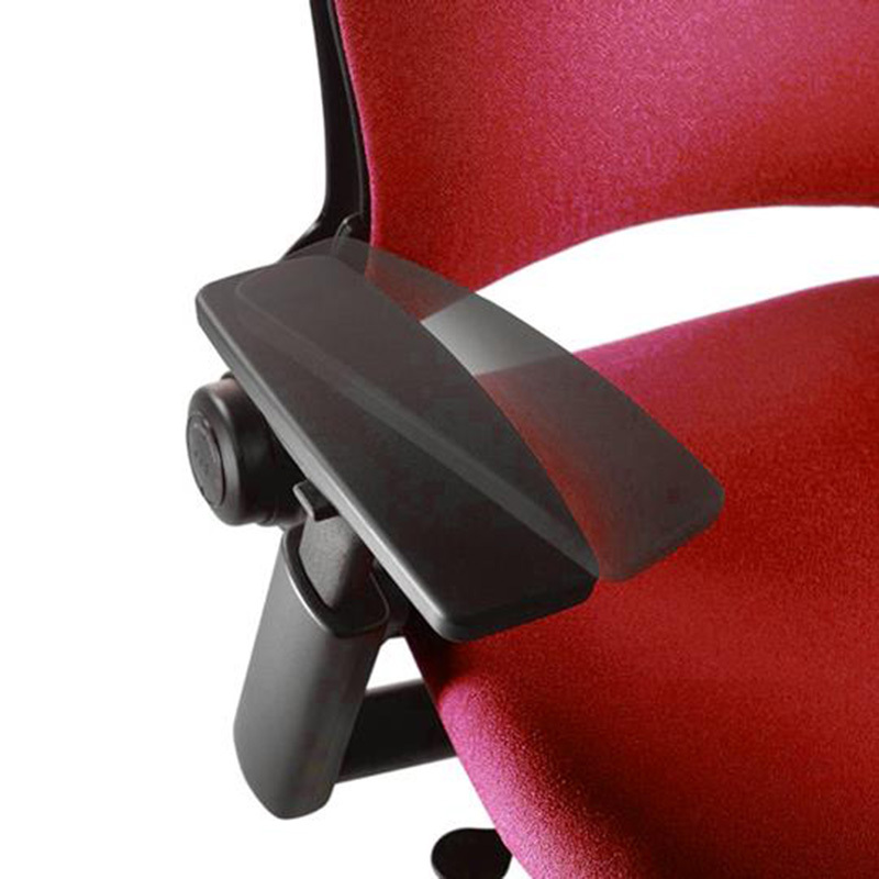 New Steelcase Adjustable Leap Desk Chair - Black Leather Seat - Black frame gallery