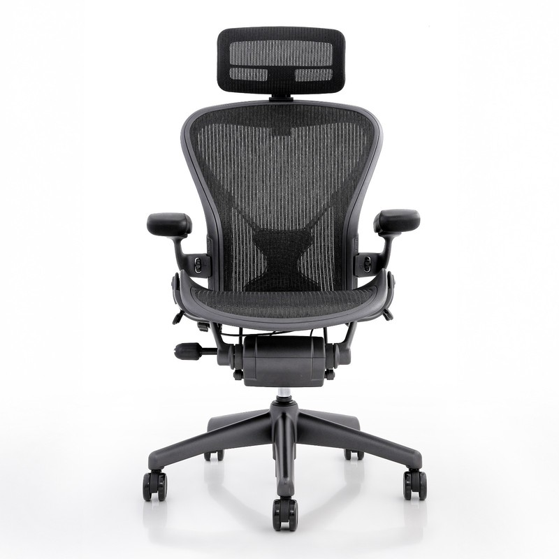 Herman Miller Aeron Size B Roller Arm Fully Loaded Posture Fit Chair - Open Box
