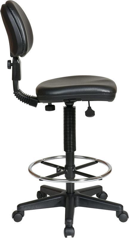 Office Star DC Series Adjustable Drafting Chair with Foot Ring and Sculptured Fo gallery