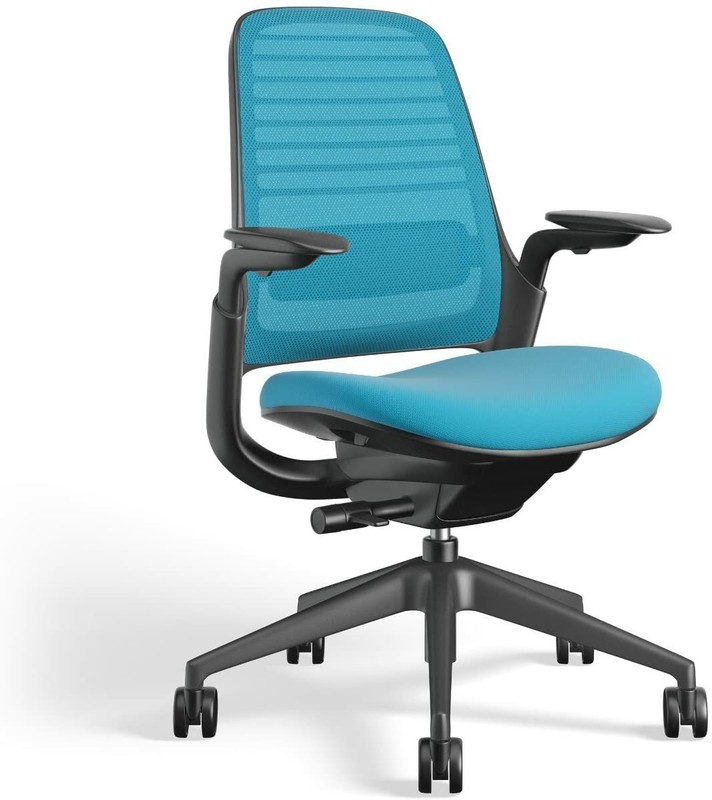 New Steelcase Series 1 Office Desk Chair Black Frame - BlueJay Cogent Connect