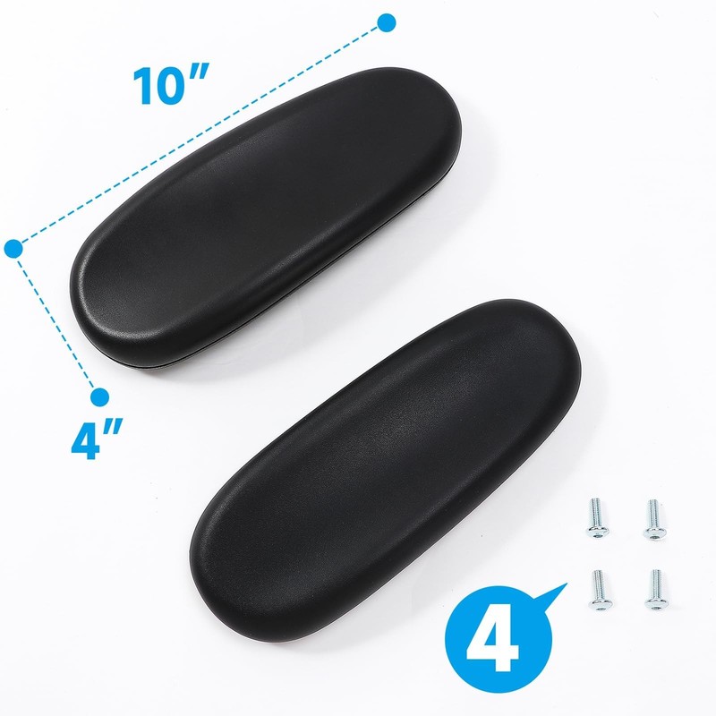 WPJFMXZ Office Chair Replacement Armrest Arm Rest Pads Caps Fit Univeral Desk... gallery