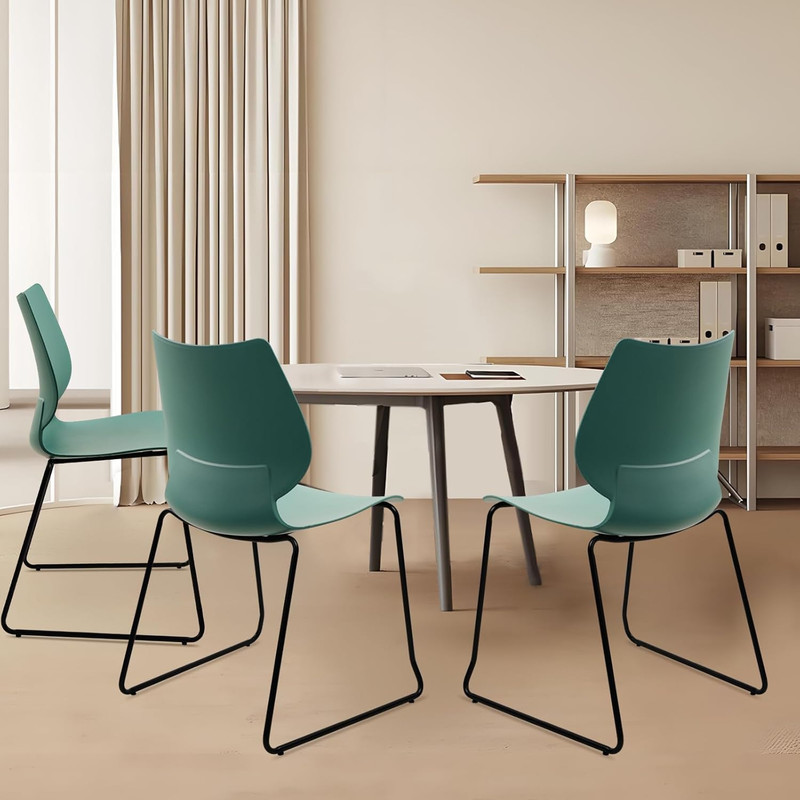 KLASIKA Stackable Waiting Room Chair, Stacking Office Chair with Ergonomic Lumba gallery