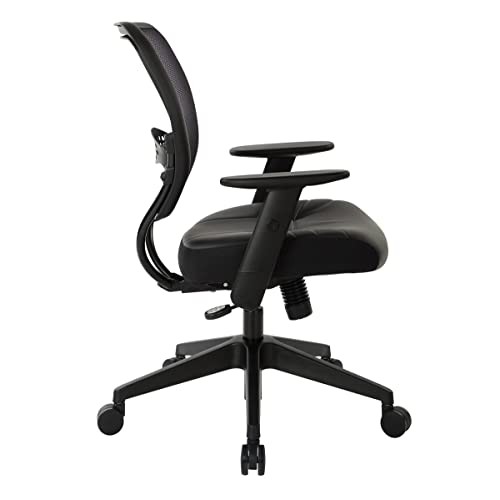 57 Series Professional Dark Air Grid Back Manager's Black Bonded Leather gallery