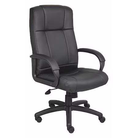 Executive Chair, High Back, Vinyl Seat, 452R11