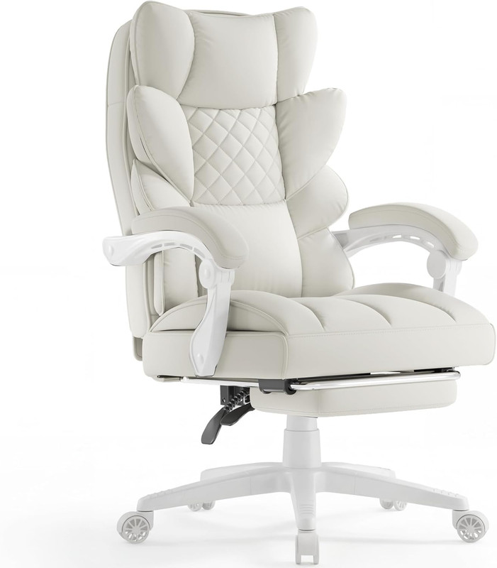 Big and Tall Office Chair with Pocket Spring Cushion,High Back Computer Gaming C