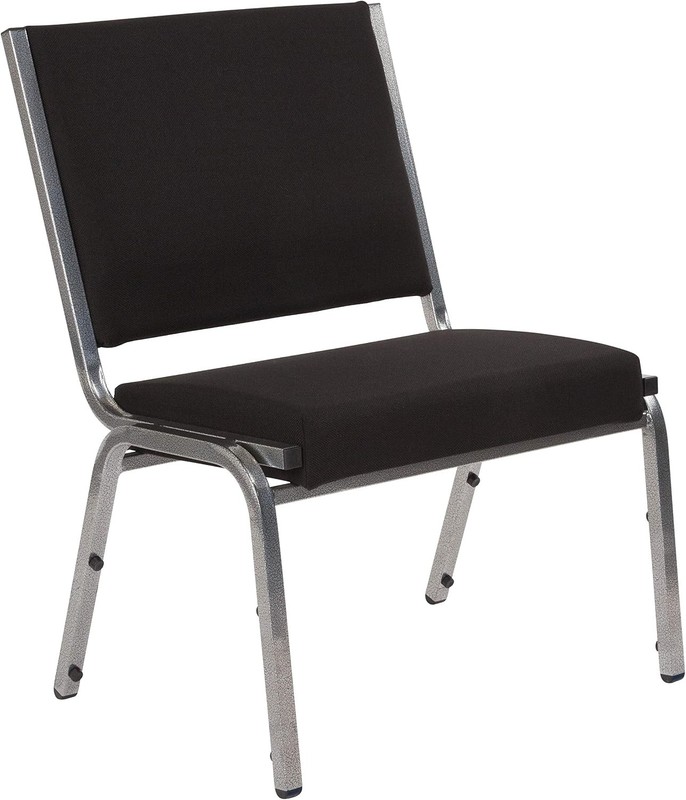 + OLIVER 950 lb. Rated Black Antimicrobial Fabric Bariatric Medical Reception Ch gallery