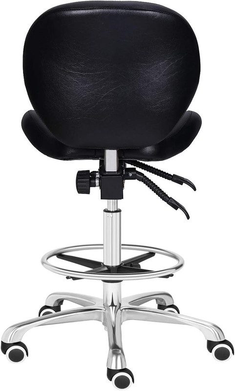 Adjustable Stool Drafting Chairs: Tall Office Chair for Standing Desk with Backr gallery