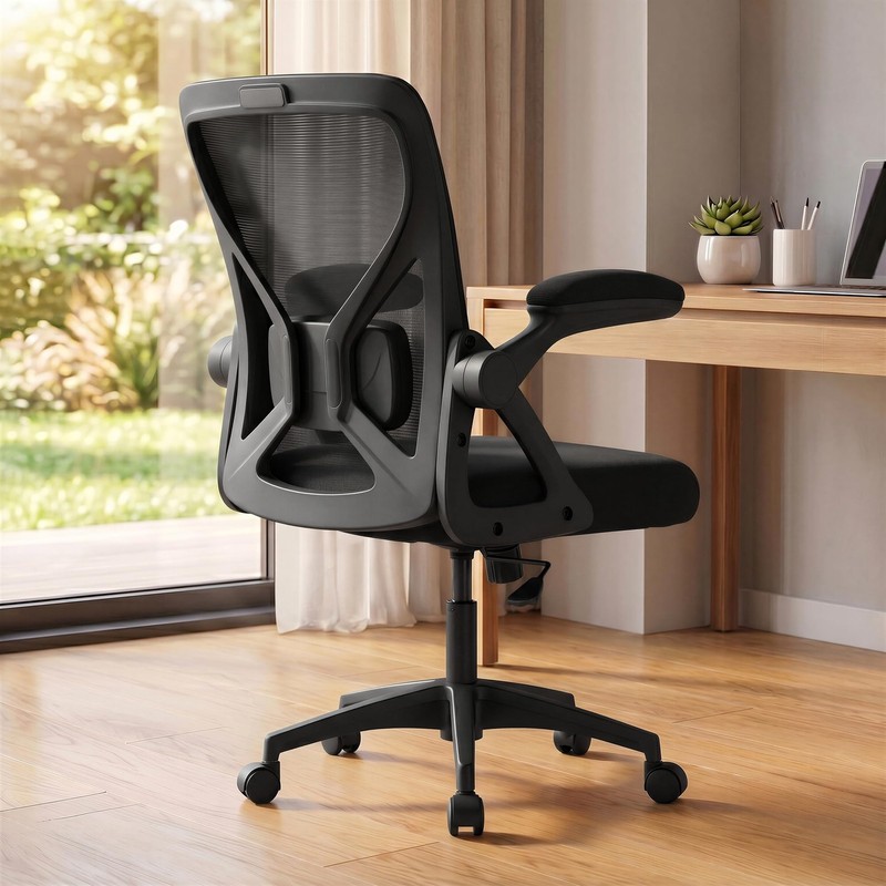 VASAGLE Ergonomic Mesh Office Chair with Adjustable Lumbar Support, 90105° Ti...