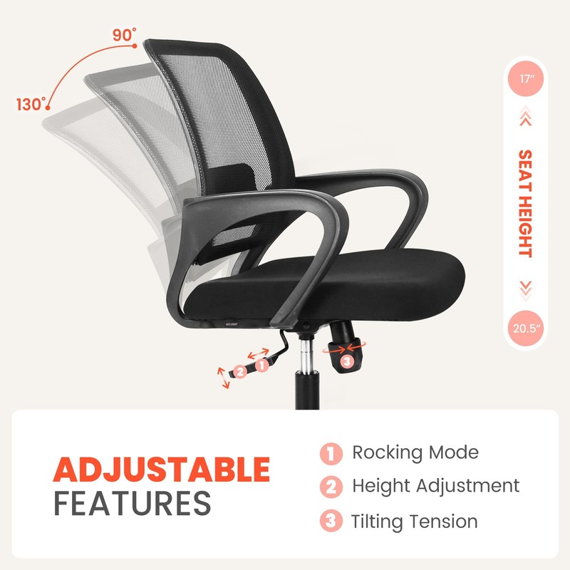 Silla De Escritorio NEO Chair Ergonómica Altura Ajustable Para Estudio gallery