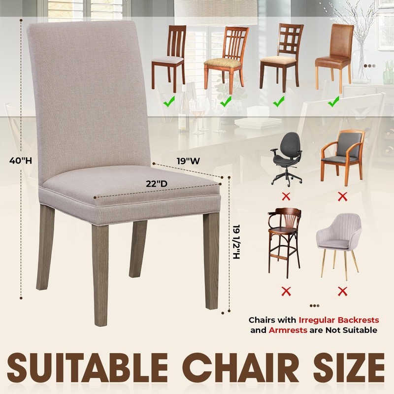 Zipcase 4 Packs Clear All Cover Full Chair 22"D x 19"W x 19.5"H x 40"H, 4 Pcs gallery