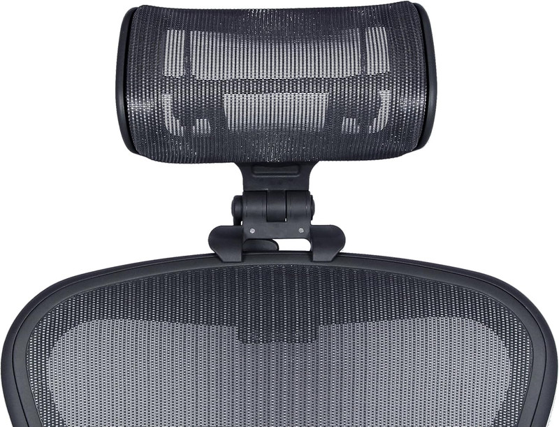 the Original Headrest for the Herman Miller Aeron Chair (H4 for Remastered, Onyx