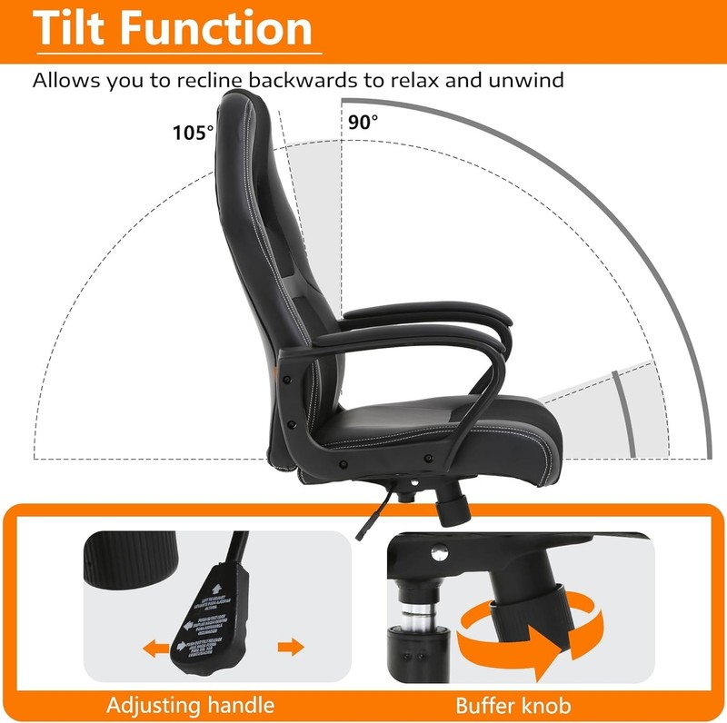 PayLessHere Gaming Chair Ergonomic Office Chair Computer Chair with Lumbar Suppo gallery