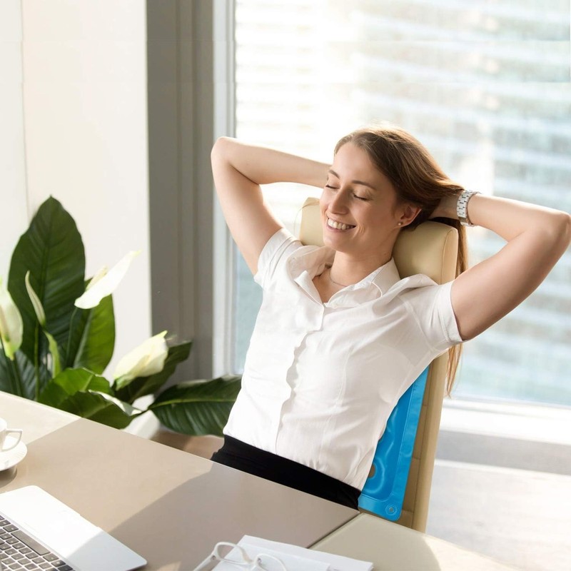 Ergonomic Blue Air Cushion - 19" for Comfortable Office and Travel gallery