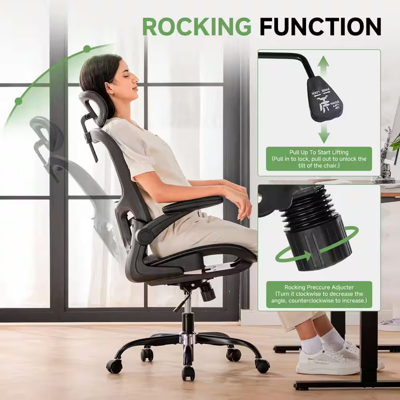 Mesh Ergonomic Office Chair High Back Gaming Chair,Black gallery