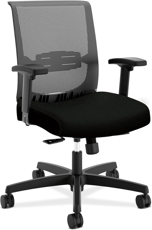 Convergence Ergonomic Office Chair with Mesh Back, Adjustable Arms, Lumbar Suppo