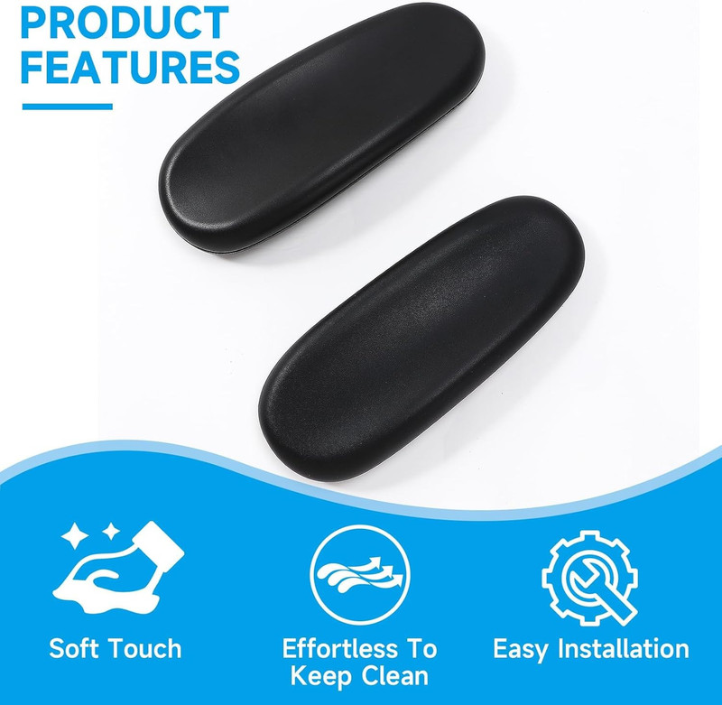 Office Chair Replacement Armrest Arm Rest Pads Caps Fit Univeral Desk Chair Arms gallery