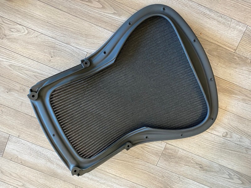 Herman Miller Aeron Chair Backrest Graphite Large Size C Classic Carbon 3D01 gallery