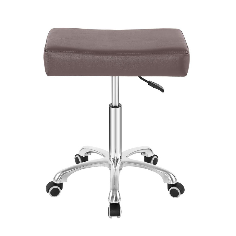 Nazalus Rolling Swivel Stool Height Adjustable Wheels Heavy Duty For Office