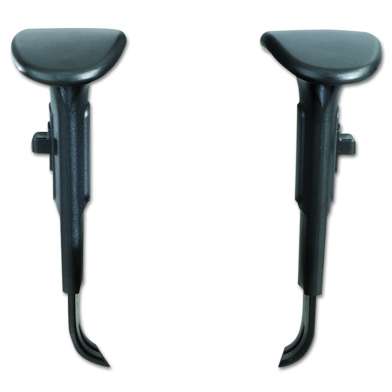 Pemberly Row Modern Transitional Plastic Arm Kit in Black Finish gallery