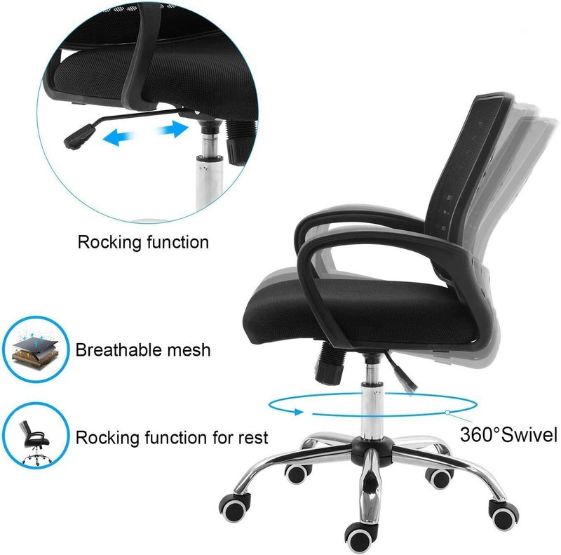 Mesh Home Office Chair Computer Chair Ergonomic Desk Chair with Lumbar Support gallery