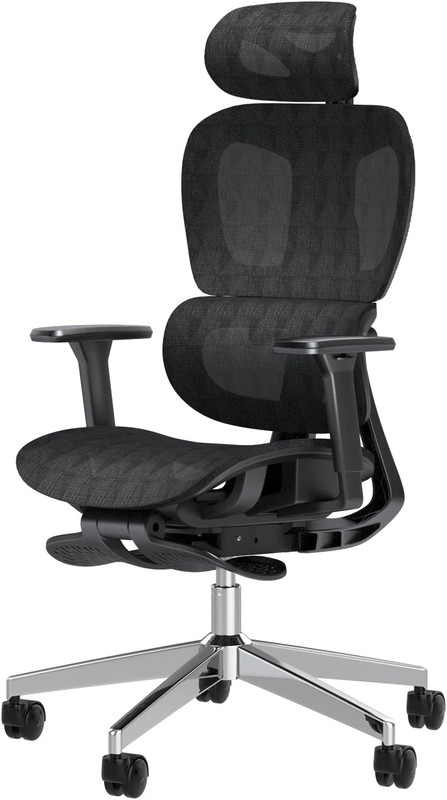 Ergonomic Mesh Office Chair with 3D Adjustable Armrests for Home & Office