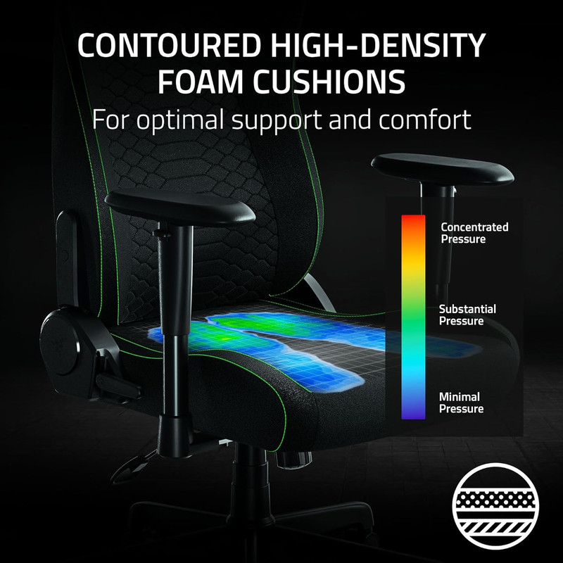 Iskur V2 X Ergonomic Gaming Chair: Built-In Lumbar Support - Widened Seat Base - gallery
