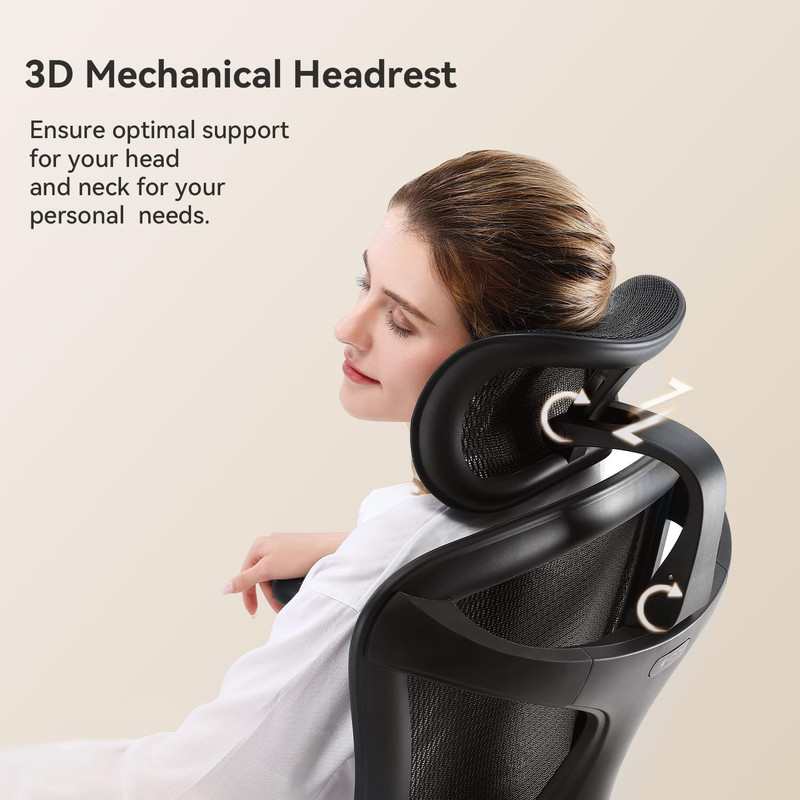 SIHOO Doro C300 Ergonomic Office Chair with Ultra Soft 3D Armrests, Dynamic Lumb gallery