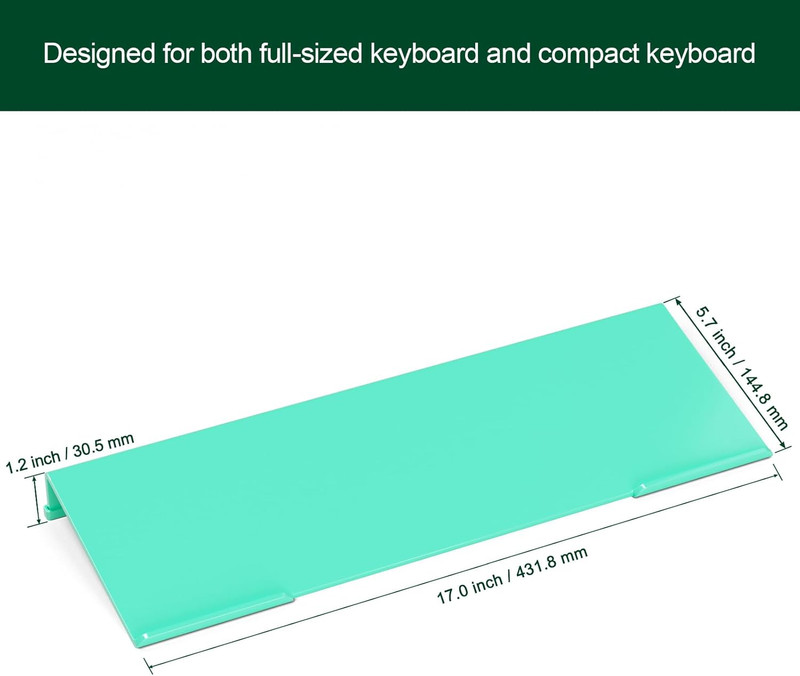 Computer Keyboard Stand Holder - Ergonomic Acrylic Keyboard Stand for Desktop Co gallery