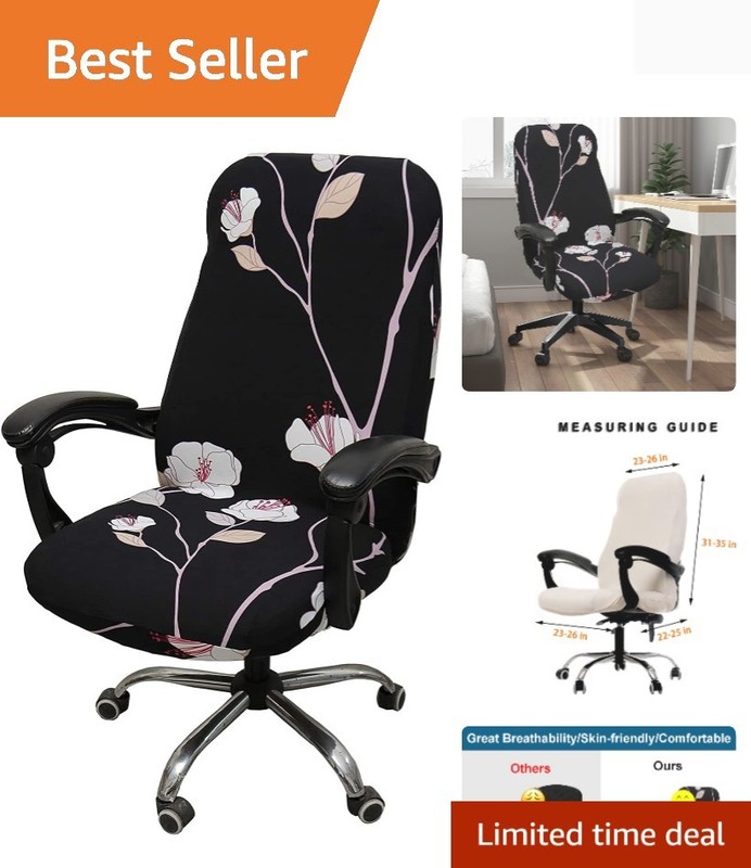 Printed Office Chair Covers, Stretch Computer Universal Boss Modern Simplism …