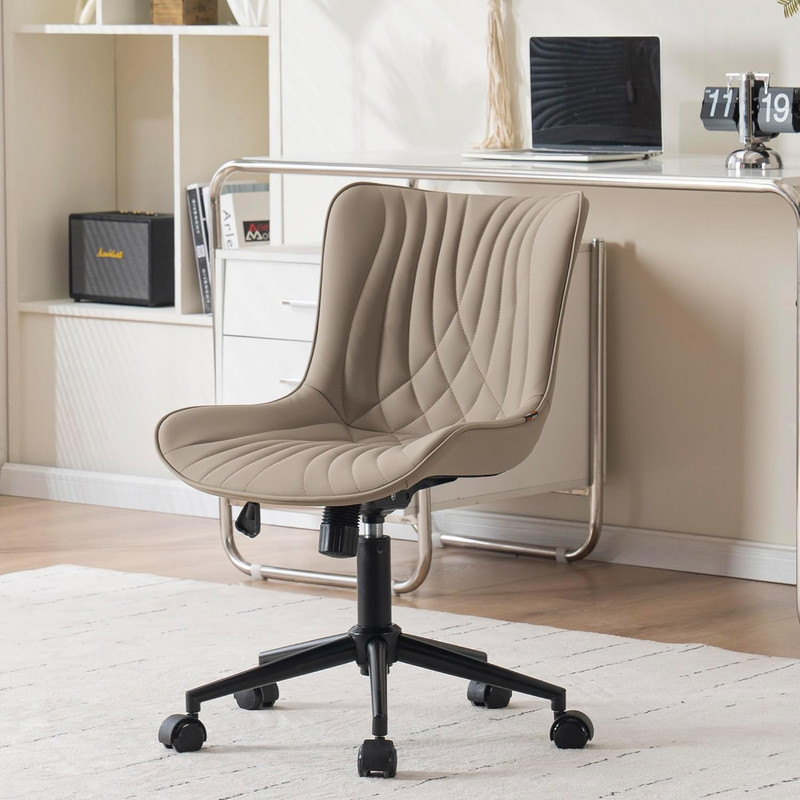 Office Chair, Desk Chair with Wheels, Home Office Computer Task Chairs, Modern F