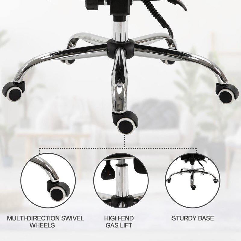 Ergonomically Designed Office Working Desk Chair w/ Back Angle Adjustment gallery