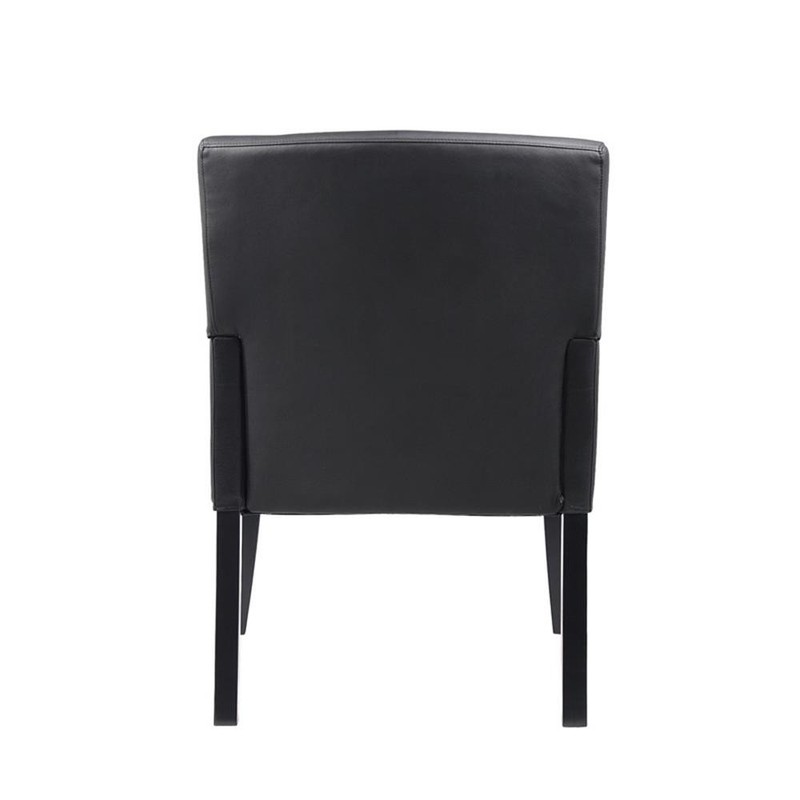 Scranton & Co Executive Box Arm Chair with Caressoft Upholstery & Mahogany Base gallery