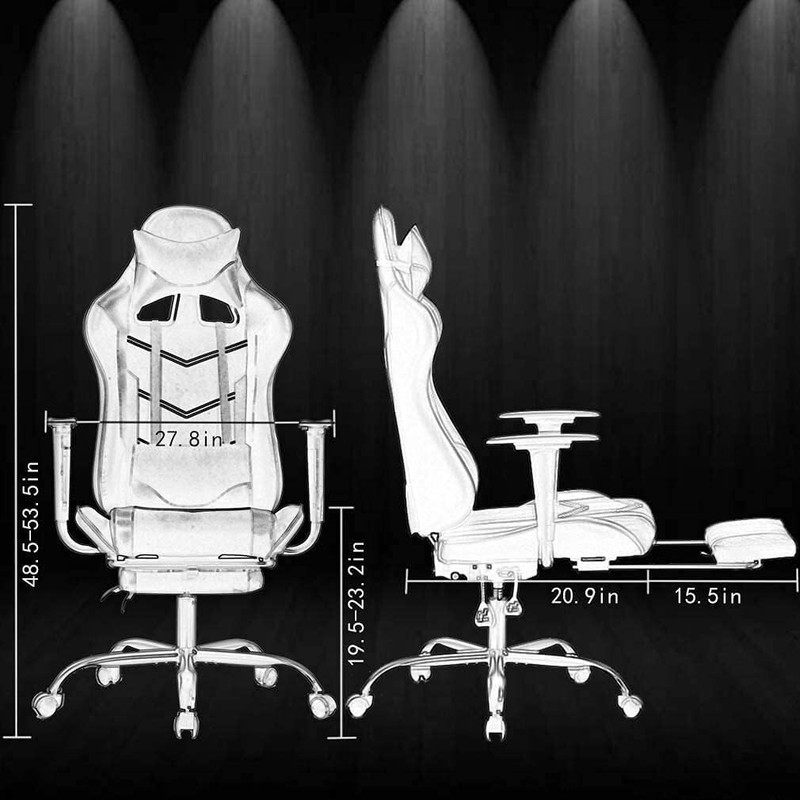 Silla Gamer Gaming Para Videojuegos Escritorio Profesional Masaje Lumbar Calidad gallery